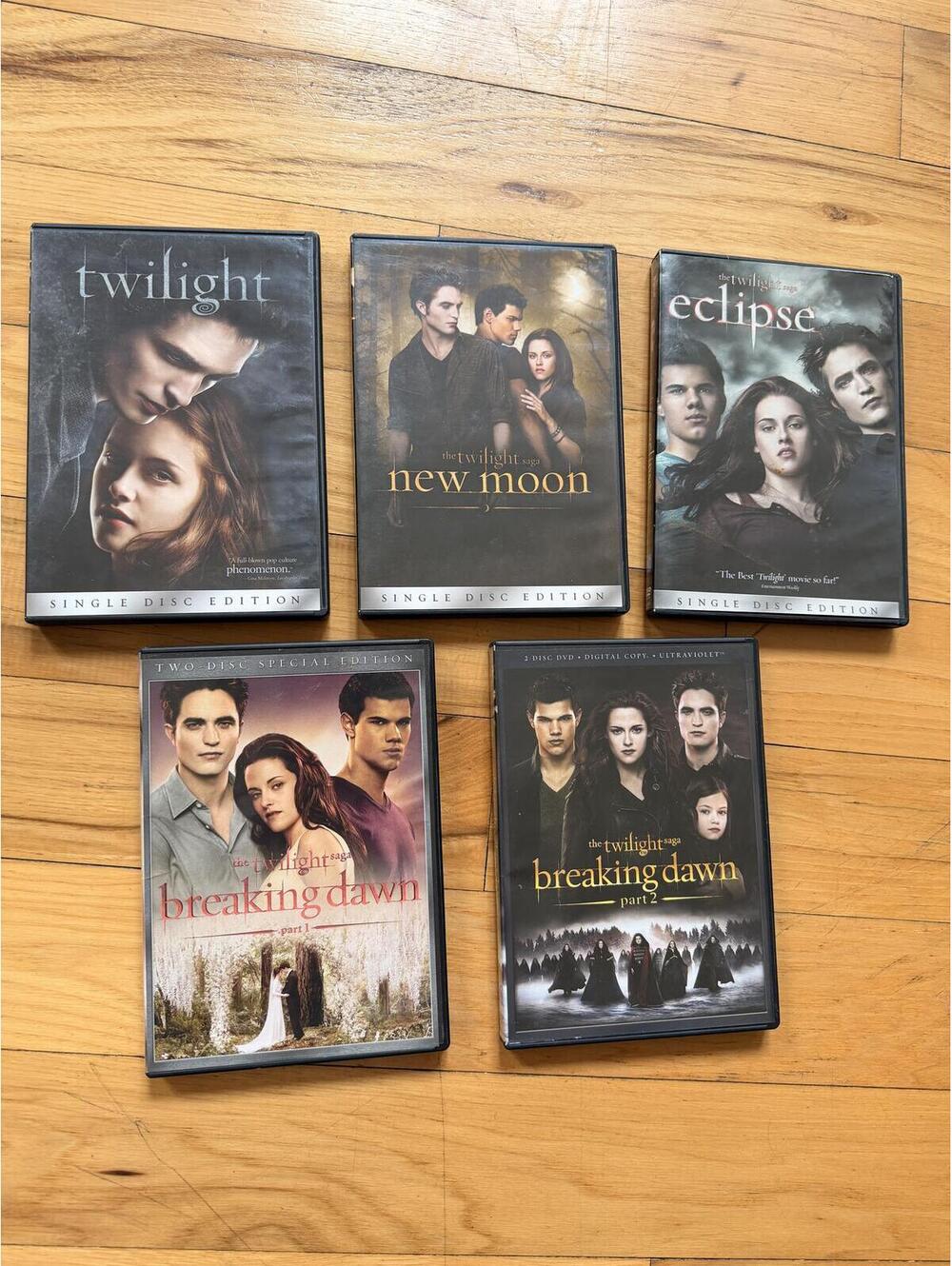 Twilight Movies Complete Collection DVD